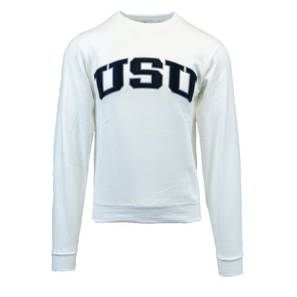 utah state usu champion crew sweatshirt white